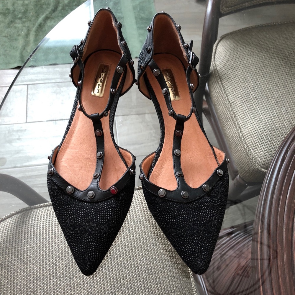Halogen black dress flats